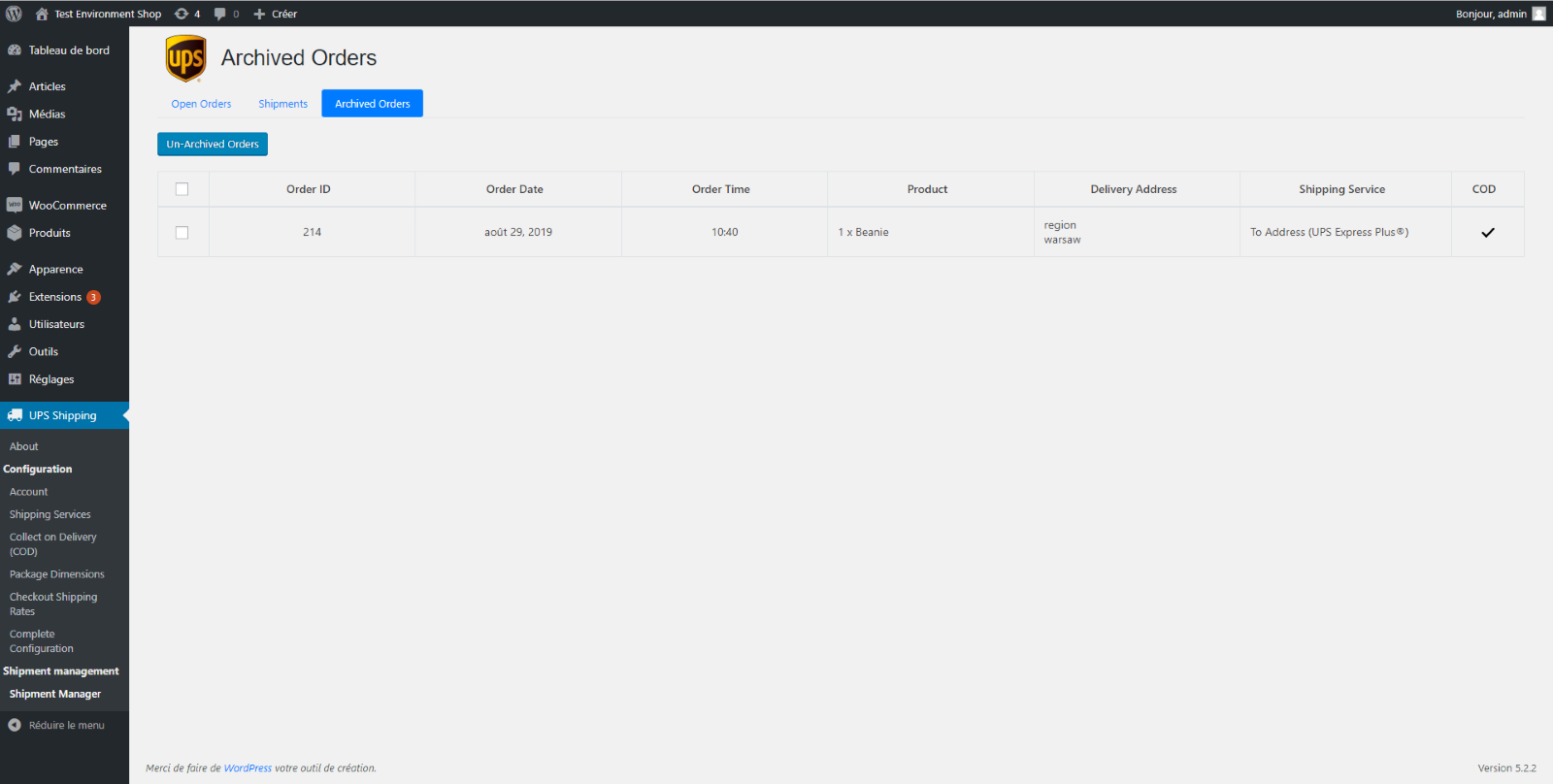 Data in ‘Open Orders’ tab for over 90 days will be moved to ‘Archived Orders’ tab.