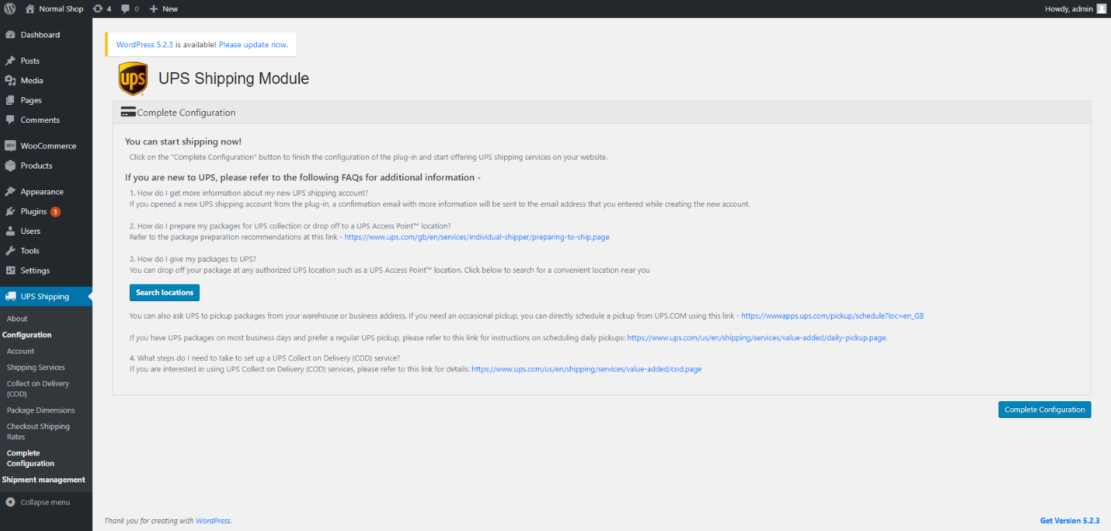 Saturday delivery (as a selectable option) is only available for users in Europe. If selected, the s