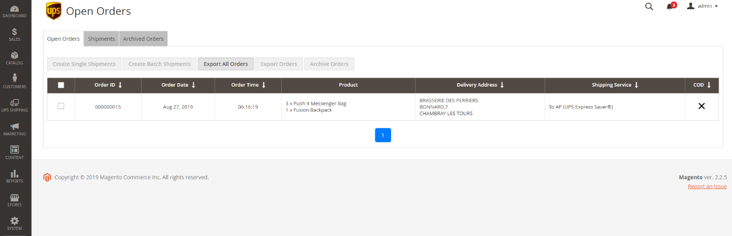 Edit Shipping services and Accessorial services before creating a shipment: User can change the ship