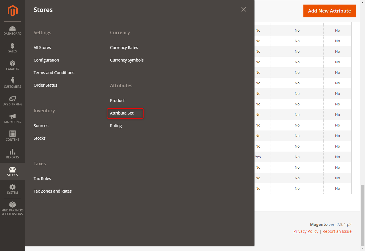 Click "Save Attribute" button