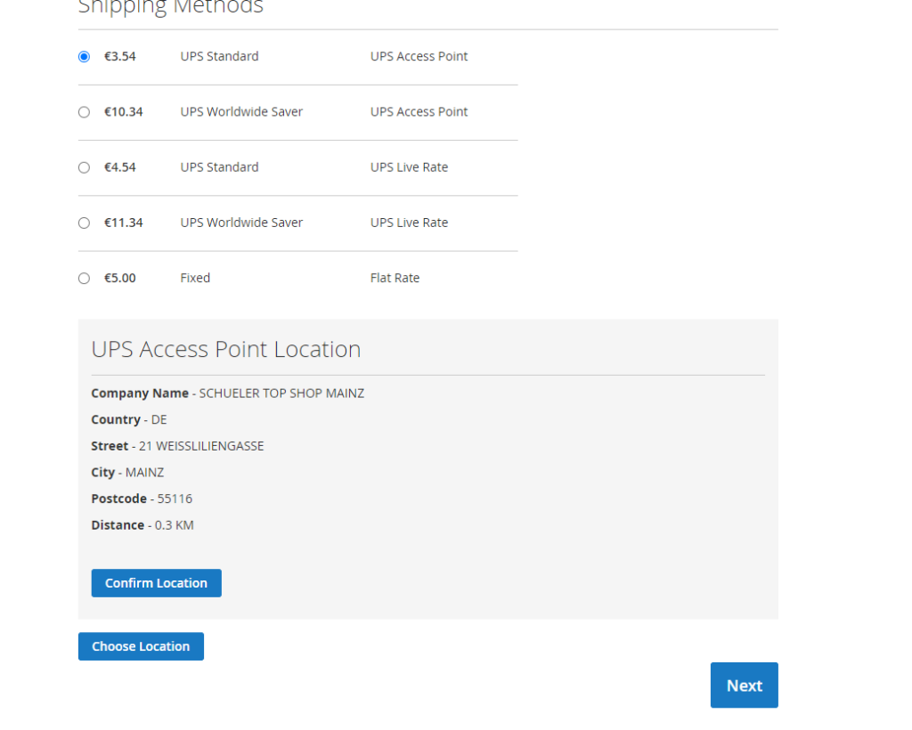Seleziona un Punto di Accesso Alternativo