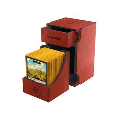 Deck Box WATCHTOWER RED 100+ Porta Mazzo