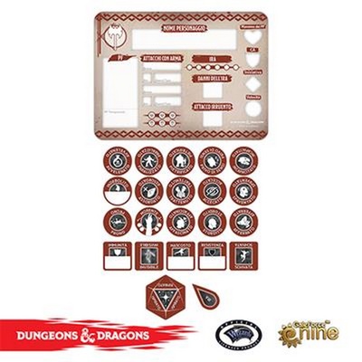 Dungeons & Dragons D&D: Set Segnalini del Barbaro