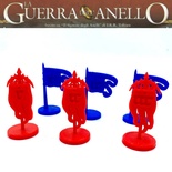 La Guerra dell'Anello: Set 6x Stendardi Esercito