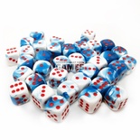 36 d6 Dice Set Chessex Polyedral ASTRAL BLUE White 26857 BLU ASTRALE Bianco Dadi Dado