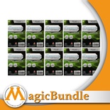 Bundle 10x packs - 100 Sleeves Sapphire LIME 70X110