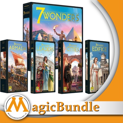 7 Wonders Nuova Edizione - Bundle Base + Leaders + Armada + Cities + Edifice