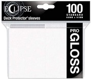 100 Sleeves Ultra Pro ECLIPSE STANDARD PRO GLOSS White Bustine Protettive Bianco