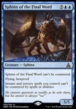 Sphinx of the Final Word