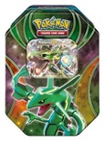 Pokemon Tin da collezione Poteri Eccelsi Rayquaza EX Mazzo Deck Box Metallo