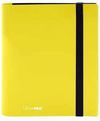 Album Ultra Pro ECLIPSE PRO BINDER LEMON YELLOW Raccoglitore 4 Tasche 20 Pagine Ultra Pro