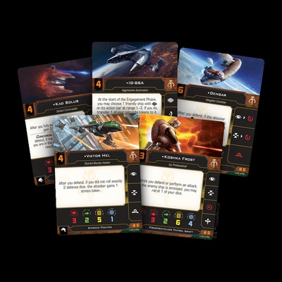 STAR WARS X-WING 2ed : KIT CONVERSIONE FECCIA E MALVAGITA' Gioco di Miniature