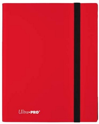 Album Ultra Pro PRO ECLIPSE PRO BINDER APPLE RED ROSSO Raccoglitore 9 Tasche 20 Pagine Ultra Pro Ultra Pro