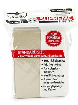 80 Supreme Sleeves Ultimate Guard Magic SAND Bustine Protettive SABBIA