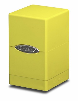 Deck Box Ultra Pro Magic SATIN TOWER YELLOW Giallo Porta Mazzo Scatola 100 Carte