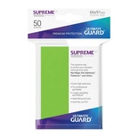 50 Sleeves Ultimate Guard SUPREME UX STANDARDI Light Green Bustine Protettive Verde Chiaro