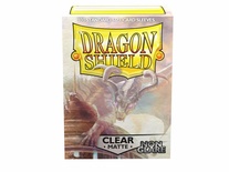 100 Sleeves Dragon Shield Magic CLEAR MATTE NON GLARE Bustine Protettive TRASPARENTI