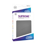 80 Sleeves Ultimate Guard SUPREME UX STANDARD Dark Grey Bustine Protettive Grigio Scuro