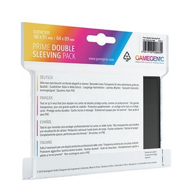 2x80 Sleeves PRIME DOUBLE SLEEVING PACK Bustine Protettive