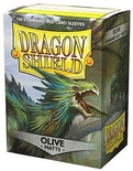 100 Sleeves Dragon Shield Standard MATTE OLIVE Bustine Protettive Oliva