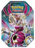 Pokemon Tin da collezione Poteri Eccelsi Hoopa EX Mazzo Deck Box Metallo