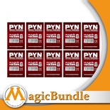 Bundle 10x packs - 100 Sleeves PYN 43x65