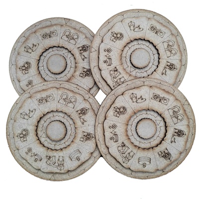 Maharaja: Wooden Action Discs