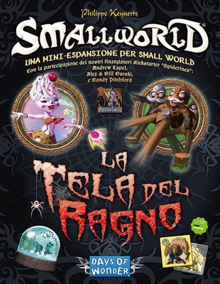 SMALLWORLD : LA TELA DEL RAGNO Espansione Gioco da Tavolo in Italiano Small World