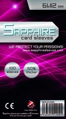 100 Sleeves Sapphire TAROT 61x112 Bustine Protettive x Giochi da Tavolo