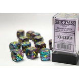 12 d6 Dice Set Chessex Festive MOSAIC yellow 27650 MOSAICO giallo Dadi Dado