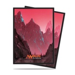 80 Sleeves Ultra Pro Magic MANA MOUNTAIN Montagna Bustine Protettive