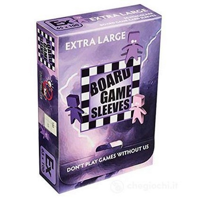 50 Sleeves Board Game Sleeves Extra Large 65x100 Bustine Protettive x Giochi da Tavolo