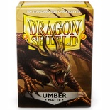 100 Sleeves Dragon Shield Standard MATTE UMBER Bustine Protettive Ambra