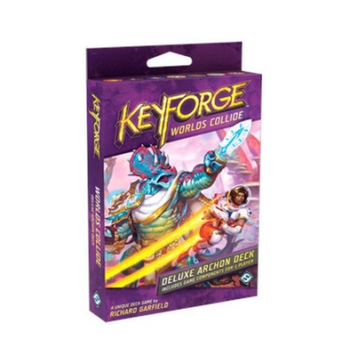 KEYFORGE - MONDI IN COLLISIONE : MAZZO DELUXE Gioco da Tavolo