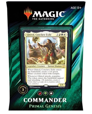 Mazzo Magic Commander 2019 GENESI PRIMORDIALE Deck C19 Italiano