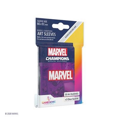 Bustine Marvel Champions - LCG Gamegenic 50 (VIOLA)