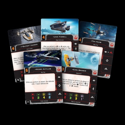 STAR WARS X-WING 2ed : KIT CONVERSIONE ALLEANZA RIBELLE Gioco di Miniature