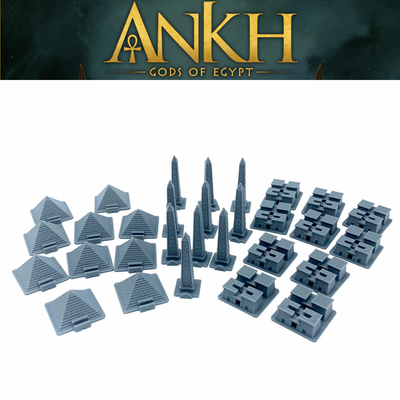 Ankh: Set Terrain 3D 30x Monumenti