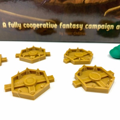 Gloomhaven: 14x Set Token Trappole 3D