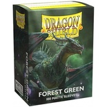 100 Sleeves Dragon Shield Standard MATTE FOREST GREEN Bustine Protettive Verde Foresta