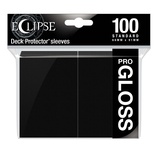 100 Sleeves Ultra Pro ECLIPSE STANDARD PRO GLOSS Black Bustine Protettive Nero