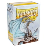 100 Sleeves Dragon Shield Standard MATTE SILVER Bustine Protettive