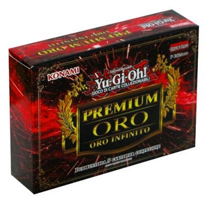 Pack YuGiOh PREMIUM ORO INFINITO Italiano Konami Yu-Gi-Oh! Mazzo Yugi Box