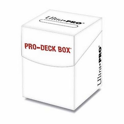 Deck Box Ultra Pro Magic PRO 100 WHITE Bianco Porta Mazzo Scatola