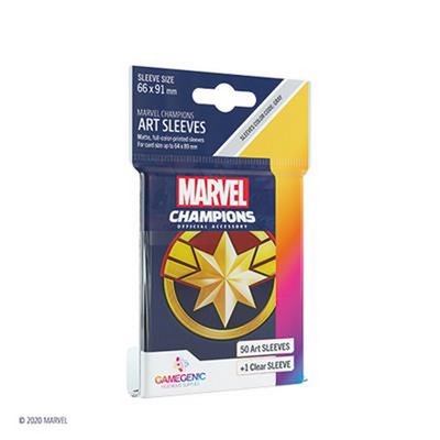 Bustine Marvel Champions - LCG Gamegenic 50 (CAPTAIN MARVEL)