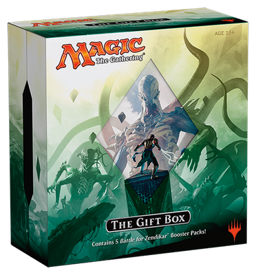 HOLIDAY GIFT BOX Battle for Zendikar Nuovo Magic Deck INGLESE Booster Pack Mtg