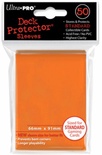 50 Deck Protector Sleeves Ultra Pro Magic STANDARD ORANGE Arancione Bustine Protettive