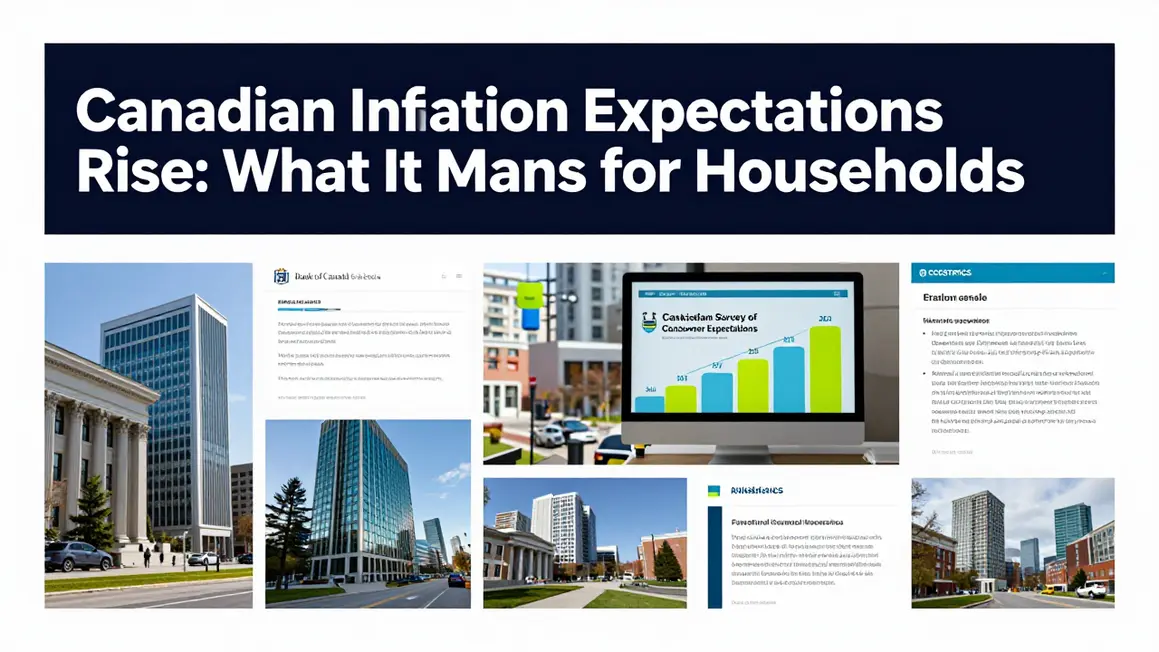 Canadian Inflation Expectations Rise: What It Means for Households — editorial illustration