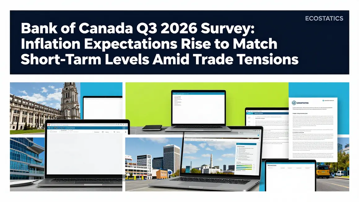Bank of Canada Q3 2026 Survey: Inflation Expectations Rise to Match Short-Term Levels Amid Trade Tensions — editorial illustration