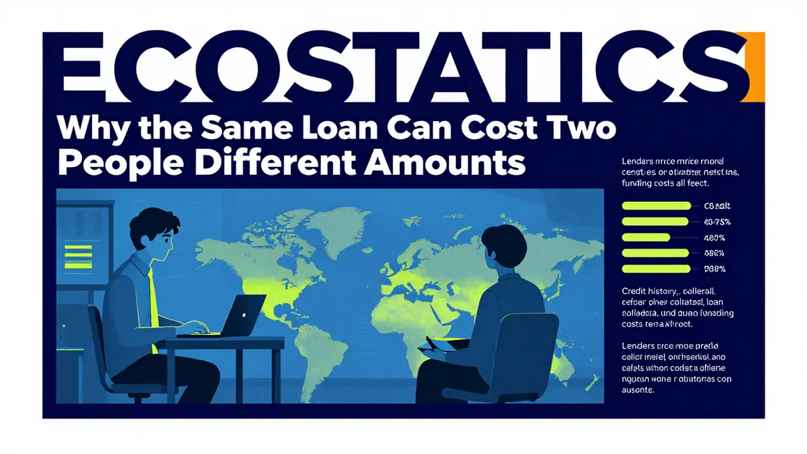 Why the Same Loan Can Cost Two People Different Amounts — editorial illustration